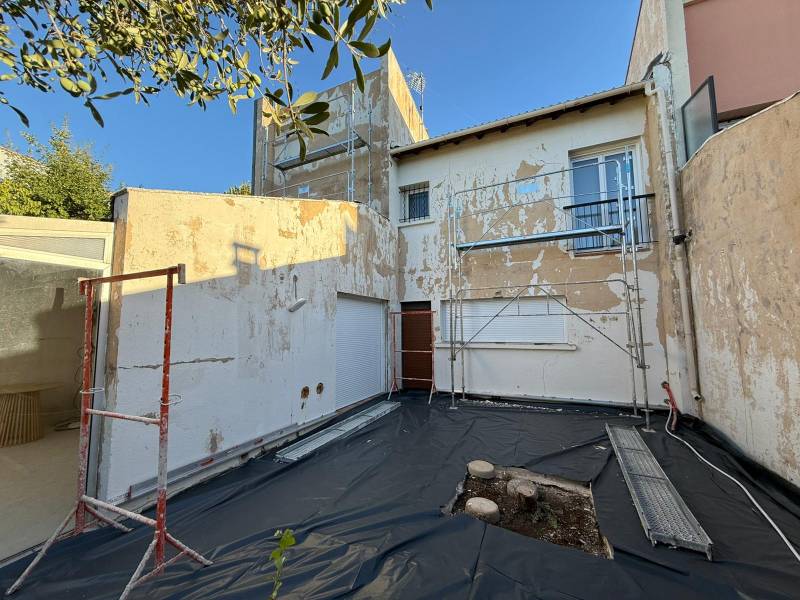 Avant l'isolation thermique au Crès 