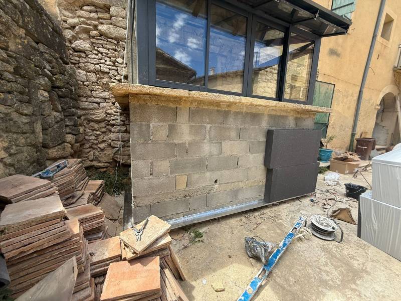 Isolation thermique par l'extérieur d'une véranda - Le Pontet (Vaucluse)