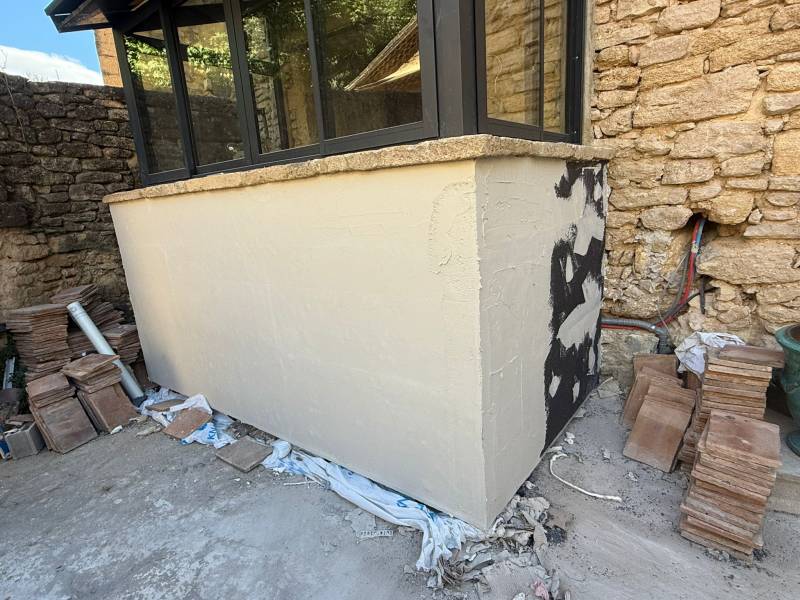 Isolation thermique par l'extérieur d'une véranda - Le Pontet (Vaucluse)