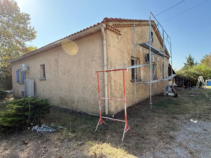 La situation de départ d'une maison à Alès 