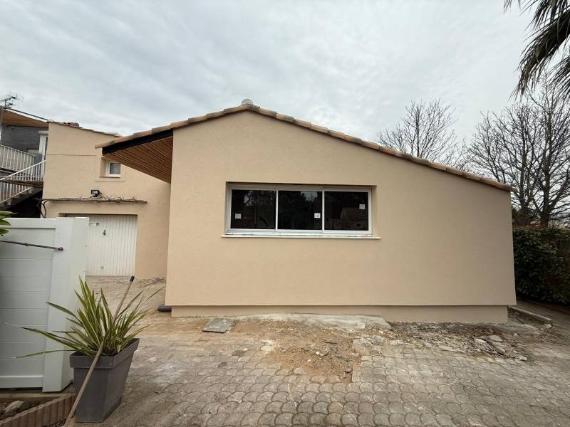 Rénovation de façade à Jacou - Extension de 75 m²