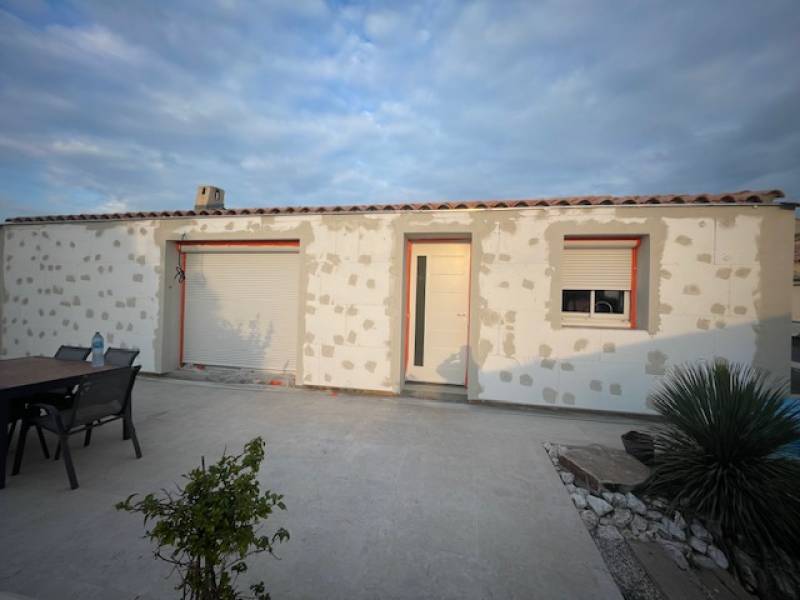 Pendant isolation thermique par l'extérieur 